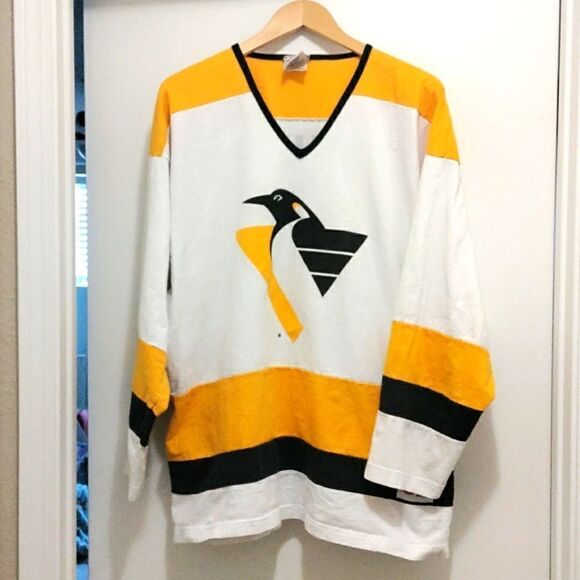 Vintage Pittsburgh Penguins Mario Lemieux T-Shirt - Picture 1 of 13